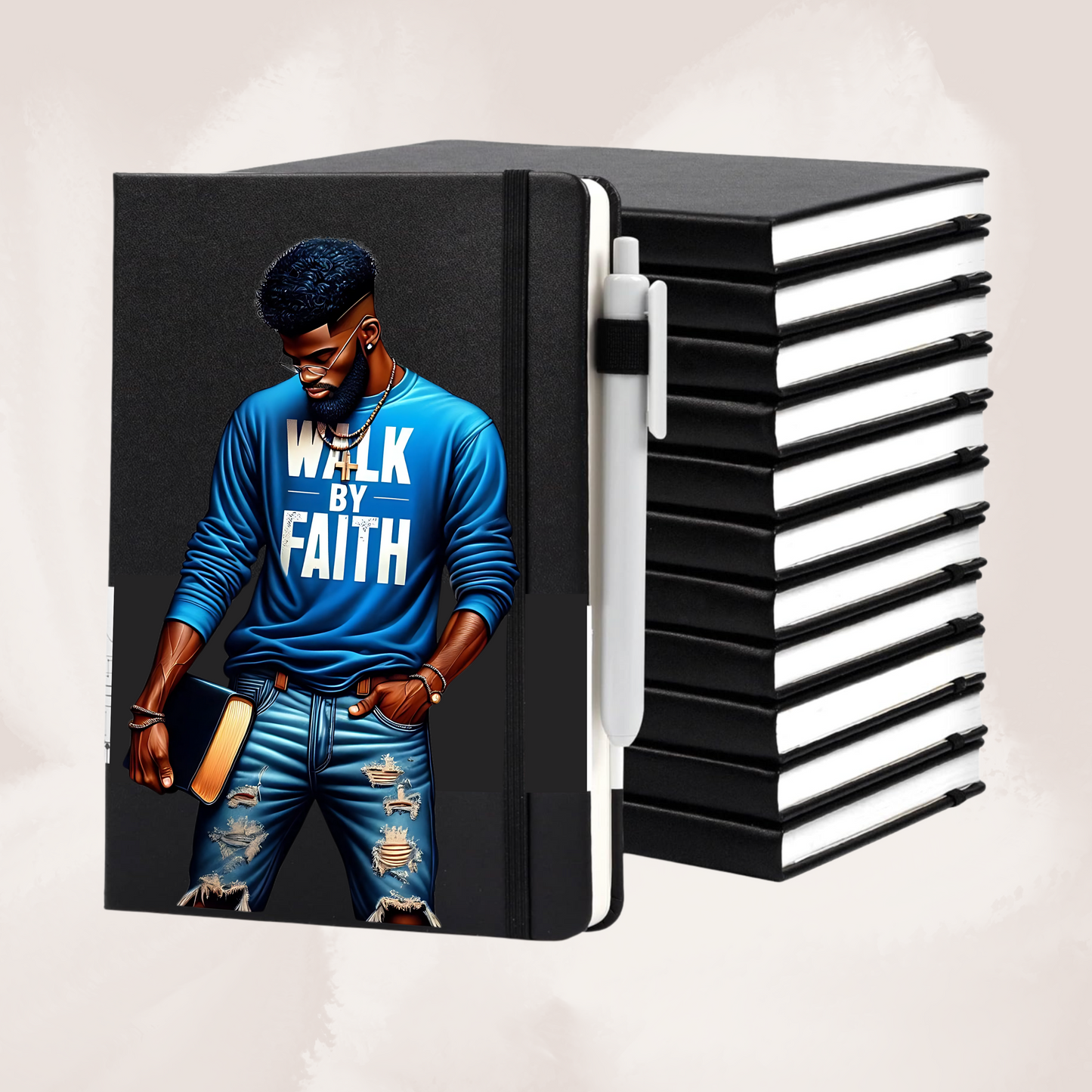 Men's Walk by Faith Notebook Journal
