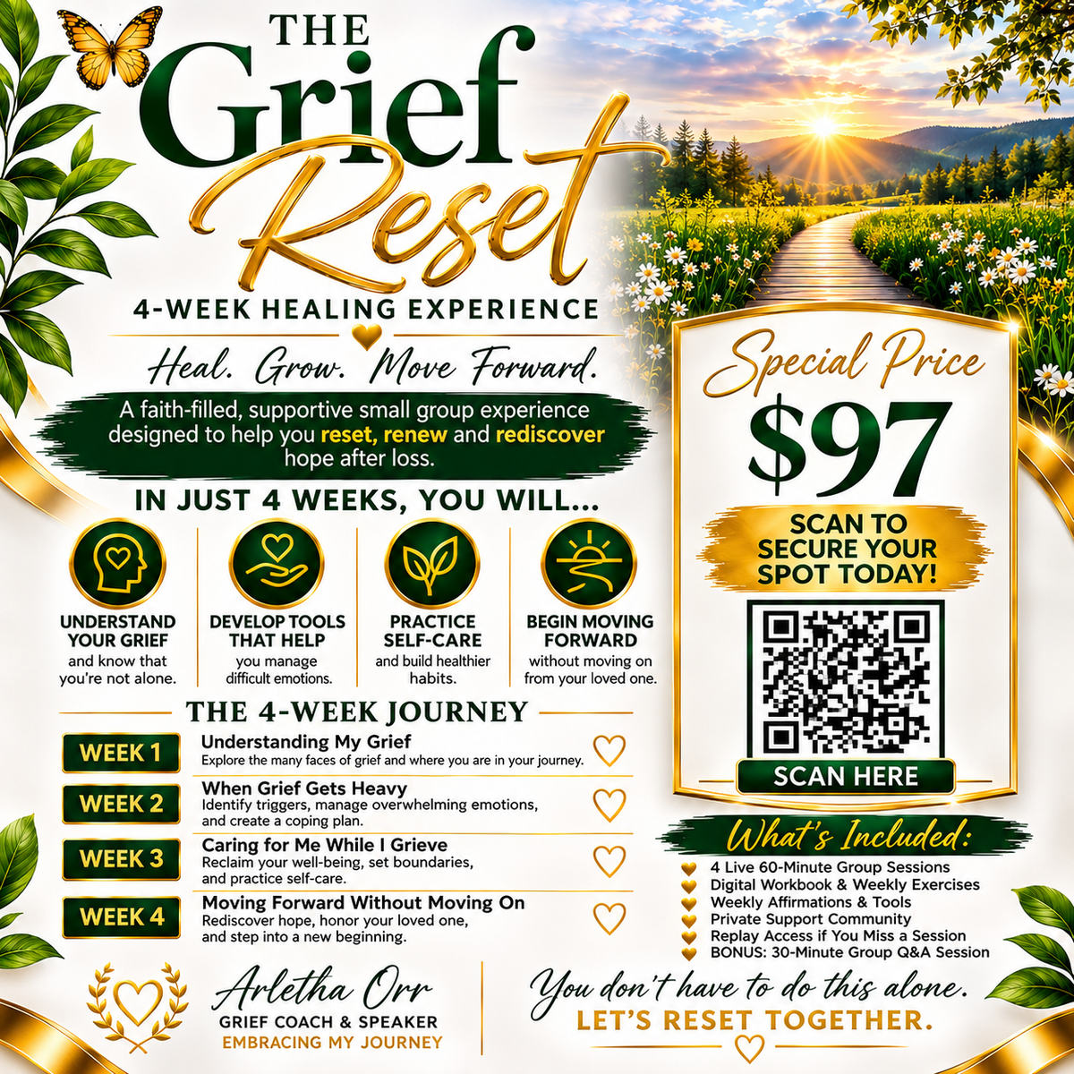 The Grief Reset: A 4-Week Healing Experience